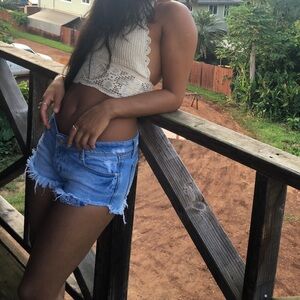 Zara Light Blue Denim Cutoff Shorts